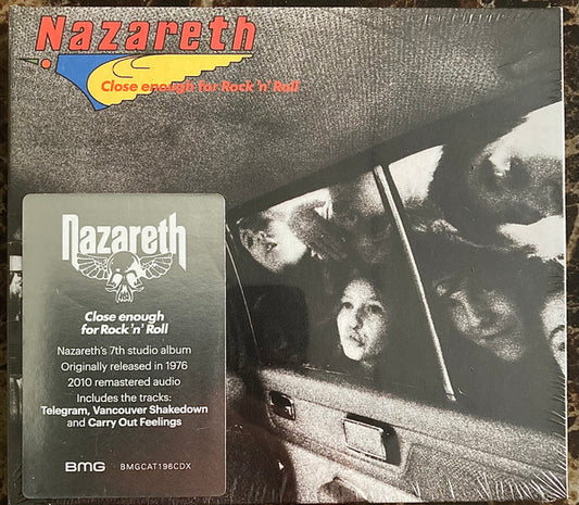 Image of Front Cover of CD - VG+/VG+ - NAZARETH, Close Enough For Rock 'n' Roll (BMG; BMGCAT196CDX, Europe 2022, Digipak, Insert), ,  - 4235091E