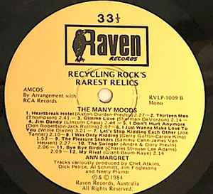 Image of Label Cover of 4215145C: LP - ANN-MARGRET, The Many Moods Of Ann-Margret (Raven Records; RVLP-1009, Australia 1984, Gatefold)   VG+/VG+