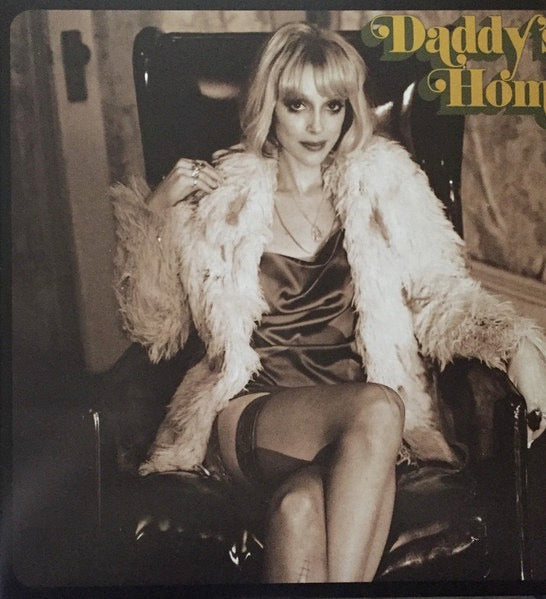 Image of Front Cover of 4225180E: LP - ST. VINCENT, Daddy's Home (Loma Vista; LVR01774, Europe 2021, Gatefold, Inner, No Insert, Grey/Black Swirl Vinyl) With Unused Gig Ticket  VG+/VG+