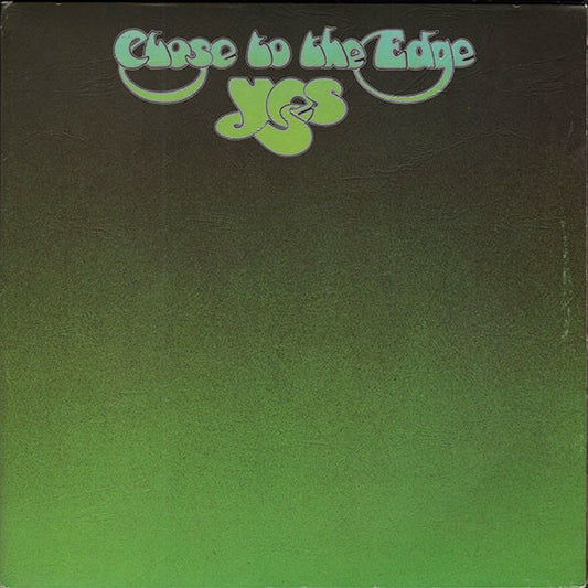 Image of Front Cover of LP - VG/VG - YES, Close To The Edge (Atlantic Orange & Green - No W Logo On Label Rim; K 50012, UK 1972, Silver Trim Around Title And Band; Gatefold Sleeve, Inner, 2nd Issue. Made In UK On B Side Label Only, No V Below Matrix. ), A3/B2. Hairlines. Edge and ring wear, small sticker damage.,  - 2546286S