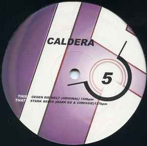 Image of Front Cover of 4225110E: 12" - CALDERA, Gegen Die Welt (Hinotori Sound; HIN 05, UK 1999, Company Sleeve)   VG/VG