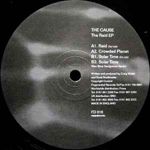 Image of Front Cover of LP - /VG - THE CAUSE, The Raid EP (Fragmented Records; FD 016, UK 1999, Plain Sleeve), ,  - 4225113E