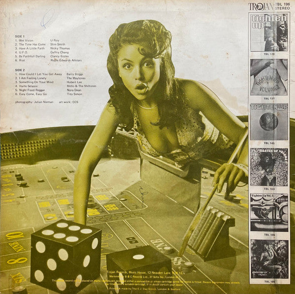 Image of Back Cover of LP - G+/VG - VARIOUS ARTISTS, Tighten Up Vol. 7 (Trojan Records; TBL 196, UK 1973, Laminated Front Sleeve, Stereo), ,  - 2746275S