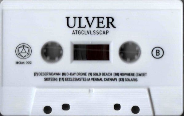 Image of Label Cover of 4255112S: Cassette - ULVER, ATGCLVLSSCAP (House Of Mythology; HOM 002, UK & Europe 2016, The cassettes come in customized House Of Mythology-stamped mailer boxesLimited to 300 copies.)   VG+/VG+
