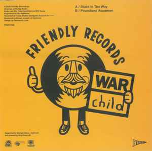 Image of Back Cover of 7" - EX/EX - BEAK>, Stuck In The Way / Poundland Aquaman (Friendly Recordings; FRWC7006, UK 2025, Picture Sleeve, Limited To 900 On Orange Vinyl), ,  - 0326205E