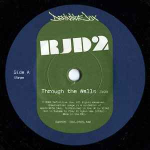 Image of Label Cover of 7" - VG+/EX - RJD2, Through The Walls / Ghostwriter (The Cat Gut Edit) (Definitive Jux; DJX105, UK & Europe 2004, Picture sleeve), Lightest creasing on sleeve.,  - 1526081E
