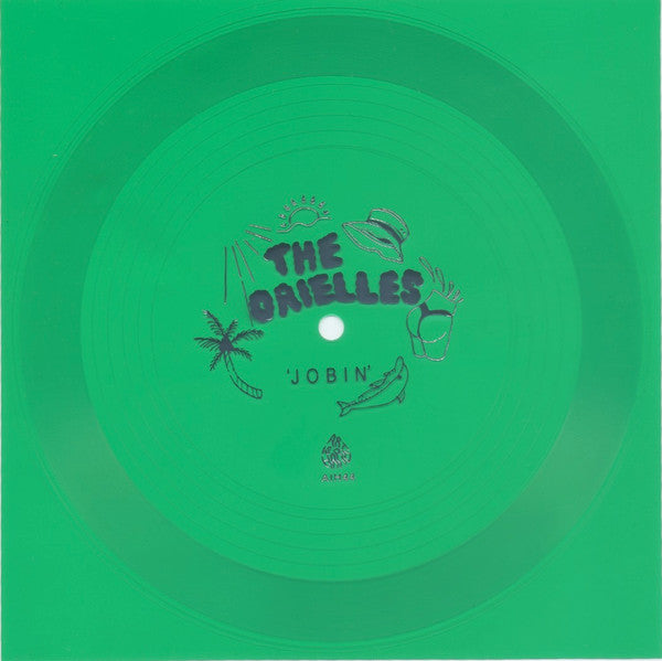 Image of Label Cover of 7" - VG+/VG+ - THE ORIELLES, Jobin (Art Is Hard Records; AIH44, UK 2016, Colouring Comic Book Sleeve, Flexidisc), ,  - 4255146S