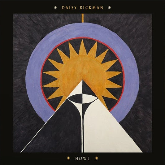 Image of Front Cover of 4815187C: LP - DAISY RICKMAN, Howl (Weird Walk Record Cult; RICKMANLP02WWS, Europe 2025 Reissue, Inner, Indie Exclusive Tri-Colour Orange, Black & Purple Vinyl, Limited Pressing)   NEW/NEW