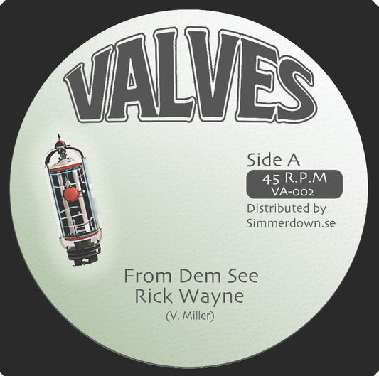 Image of Front Cover of 4955243S: 7" - RICK WAYNE, From Dem See (Valves; VA-002, Sweden 2024)   /EX