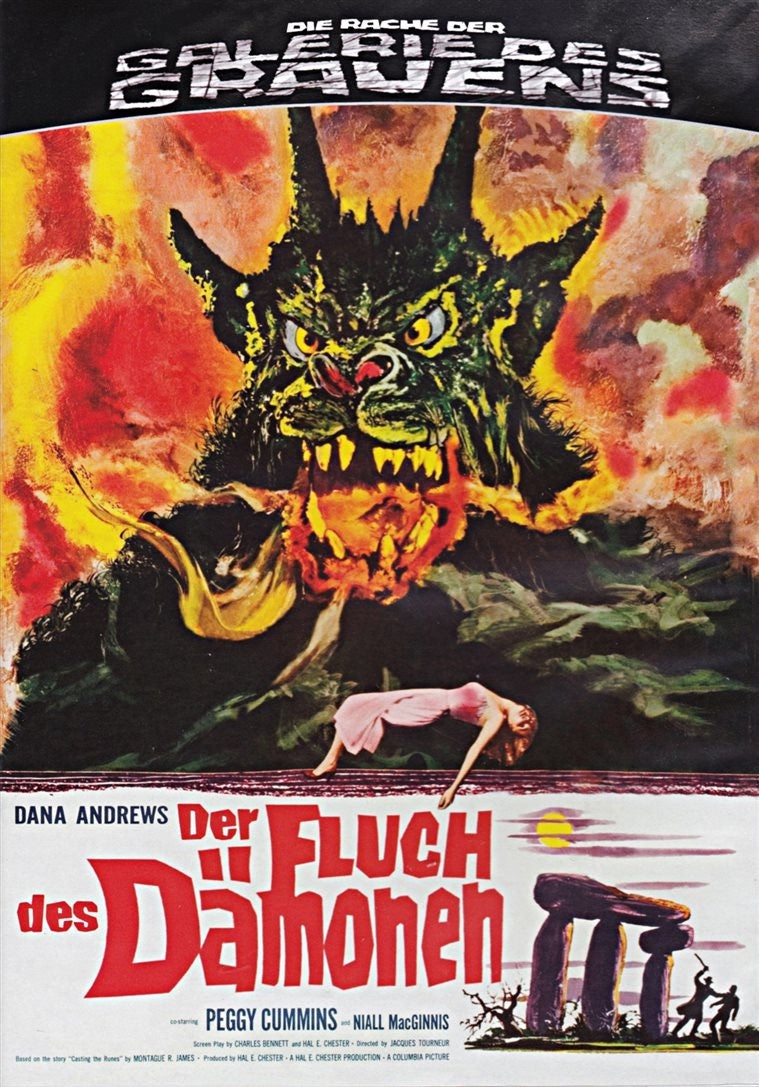 Image of Front Cover of 2xBlu-Ray - VG+/VG+ - JACQUES TOURNEUR, DANA ANDREWS, Night of the Demon (Der Fluch des Damonen) (Sony Pictures ; , Germany 2015, Booklet, German and English), ,  - 4235172E