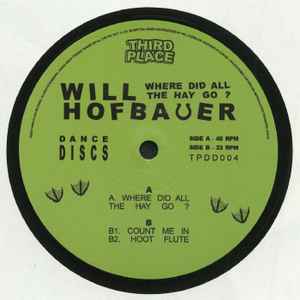 Image of Front Cover of 12" - /VG - WILL HOFBAUER, Where Did All The Hay Go? (Third Place Records; TPDD004, UK 2020, Plain Sleeve), ,  - 1826030E