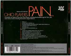 Image of Back Cover of 4215319C: CD - OHIO PLAYERS, Pain (Westbound Records; CDSEWJ 204, UK 2006, Jewel Case)   VG+/VG+
