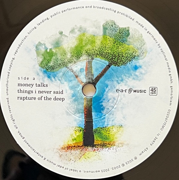 Image of Label Cover of 3xLP - EX/VG+ - DEEP PURPLE, Rapture Of The Deep (Ear Music; 0220677EMU, Europe 2025 Reissue, Textured Sleeve, 3 Inners, 20th Anniversary Edition. 180g), Still In Opened Shrinkwrap With Hype Sticker,  - 4116115C