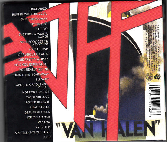 Image of Back Cover of 2xCD - VG+/VG+ - VAN HALEN, Tokyo Dome Live In Concert (Warner Bros. Records; R2 547643, US 2015, Double Digipak, Booklet), ,  - 4036046E