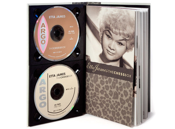 Image of Back Cover of 4355003S: CD - ETTA JAMES, The Chess Box (MCA Records; 088 112 288-2, US , Digibook packaging includes 40 pages of liner notes.)   VG+/VG+