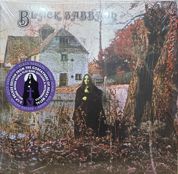 Image of Front Cover of 2xLP - NEW/NEW - BLACK SABBATH, Black Sabbath (Deluxe) (BMG; 964186921, Europe 2025 Reissue, 2 Inners, 2LP 140g Black Vinyl with bonus tracks), ,  - 0636136E