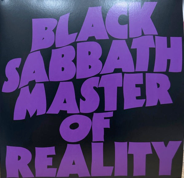Image of Front Cover of 4555151S: 2xLP - BLACK SABBATH, Master Of Reality (Deluxe) (BMG; 964186981, Europe 2025 Reissue, Gatefold, 2LP 140g Black Vinyl with bonus tracks)   NEW/NEW