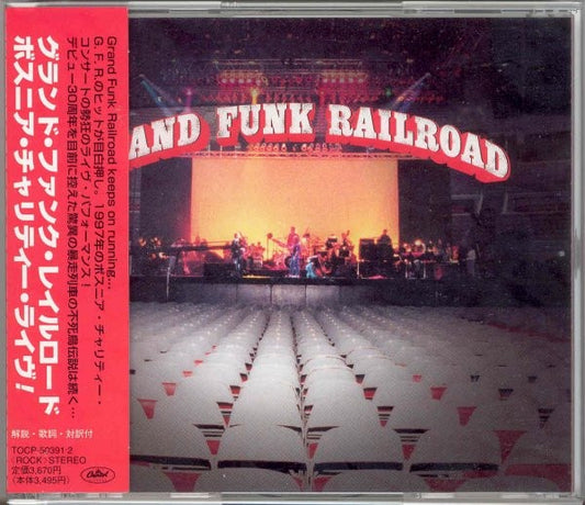 Image of Front Cover of 2xCD - VG+/VG+ - GRAND FUNK RAILROAD, Bosnia (Capitol Records; TOCP-50391/2, Japan 1997, Fatbox Double Case, Booklet, No Obi), ,  - 4315078C