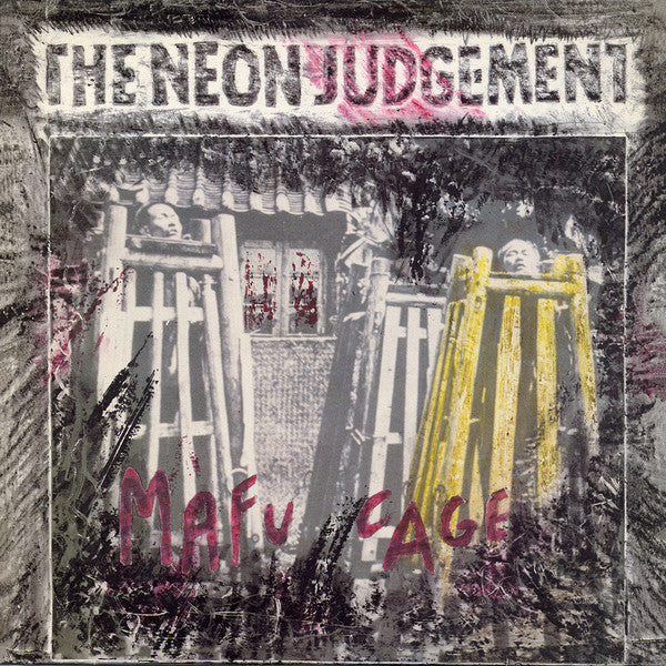 Image of Front Cover of LP - VG/VG - THE NEON JUDGEMENT, Mafu Cage (Play It Again Sam Records; BiaS 28, Belgium 1986, Insert), ,  - 1726001E
