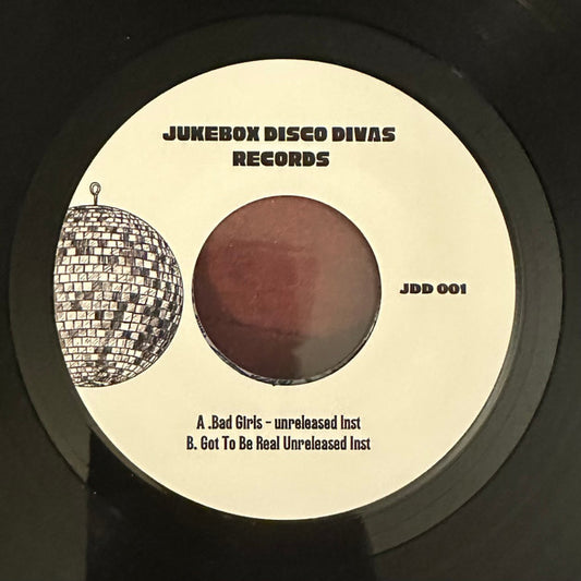 Image of Front Cover of 4325078E: 7" - DONNA SUMMER / CHERYL LYNN, Bad Girls  (unreleased inst) / Got To Be Real (unreleased inst) (Jukebox Disco Divas Records; JDD 001,  2025)   /EX