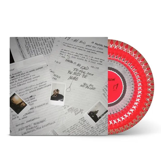 Image of Front Cover of 4355083S: LP - XXXTENTACION, 17 (Bad Vibes Forever; ERE982, UK 2025 Reissue, Insert, Zoetrope Picture Disc)   NEW/NEW