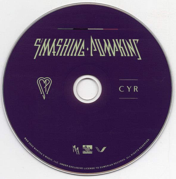 Image of Label Cover of 4335115E: CD - THE SMASHING PUMPKINS, Cyr (Sumerian Records; SUM1398,  2020, Digipak)   VG+/VG+