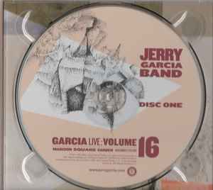 Image of Label Cover of 4255109S: 3xCD - JERRY GARCIA BAND*, GarciaLive Volume 16 : Madison Square Garden, November 15th, 1991 (Round Records; JGFRR1037, US 2021)   VG+/VG+
