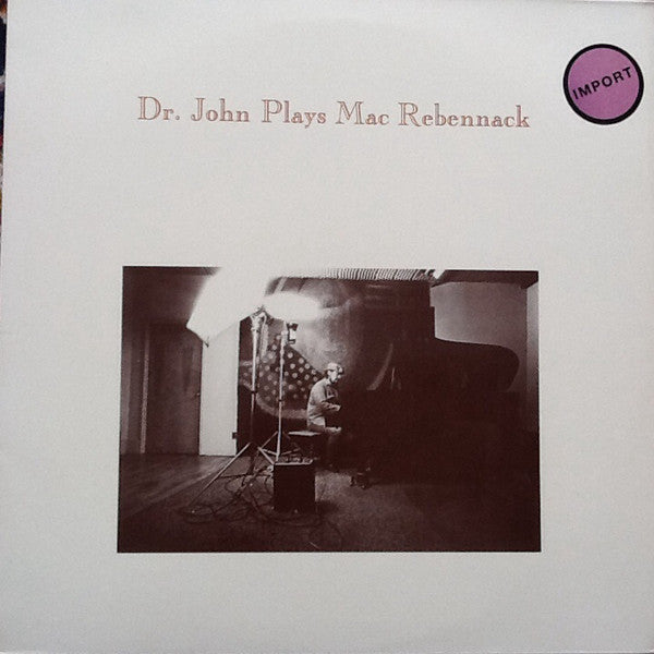 Image of Front Cover of LP - VG/VG+ - DR. JOHN, Dr. John Plays Mac Rebennack (Demon Records; FIEND 1, UK 1982 Reissue), ,  - 4315254C