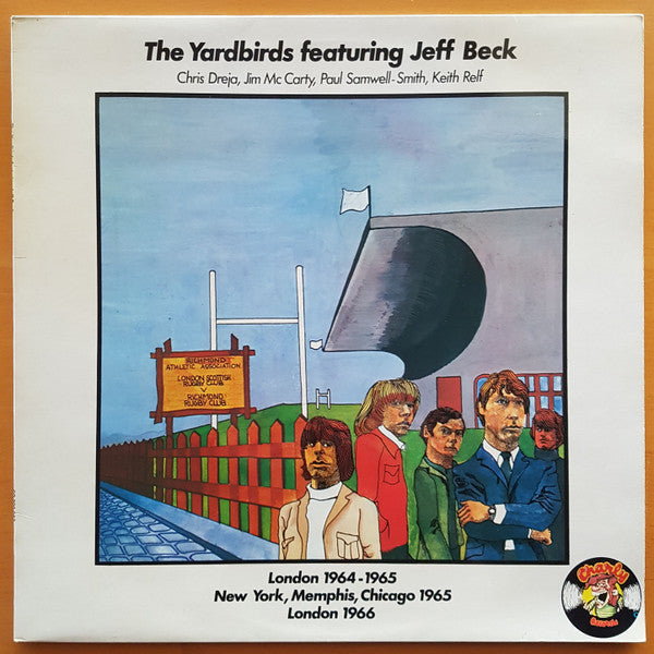 Image of Front Cover of LP - VG/VG - THE YARDBIRDS FEATURING JEFF BECK, CHRIS DREJA, JIM MCCARTY, PAUL SAMWELL-SMITH, KEITH RELF, London 1964-1965 New York, Memphis, Chicago 1965 London 1966 (Charly Records; CR 300 013, UK 1976 Reissue, Laminated Front Sleeve), ,  - 4315263C