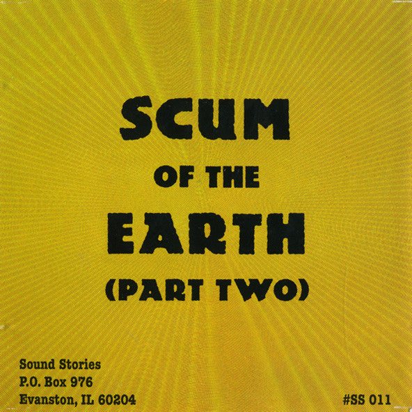 Image of Back Cover of 4355125S: 2xCD - VARIOUS, Scum Of The Earth (The Complete Story) (Sound Stories; SS 011, US 1998) Strong VG+  VG+/VG+
