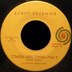 Image of Back Cover of 7" - /VG+ - BOBBY FREEMAN, C'mon And Swim (Autumn Records; 2, US 1964), Lightest of hairlines,  - 4325285E