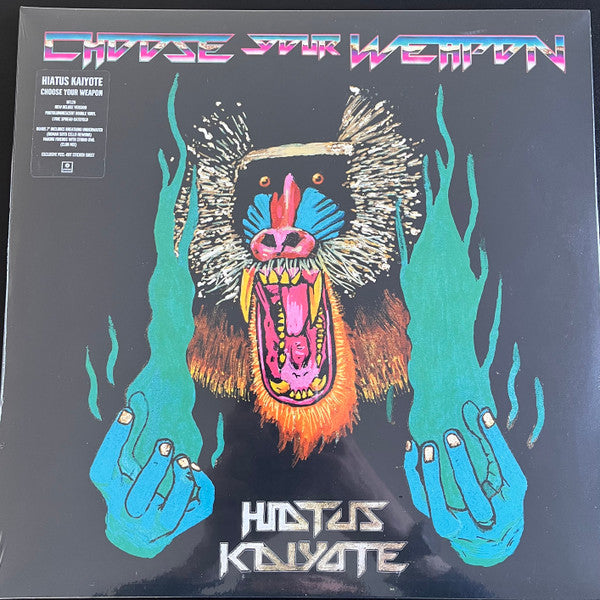 Image of Front Cover of 4915436C: 2xLP - HIATUS KAIYOTE, Choose Your Weapon (Brainfeeder; BF120, Europe 2022, Photoluminecent Vinyl, 7" Single)   NEW/NEW