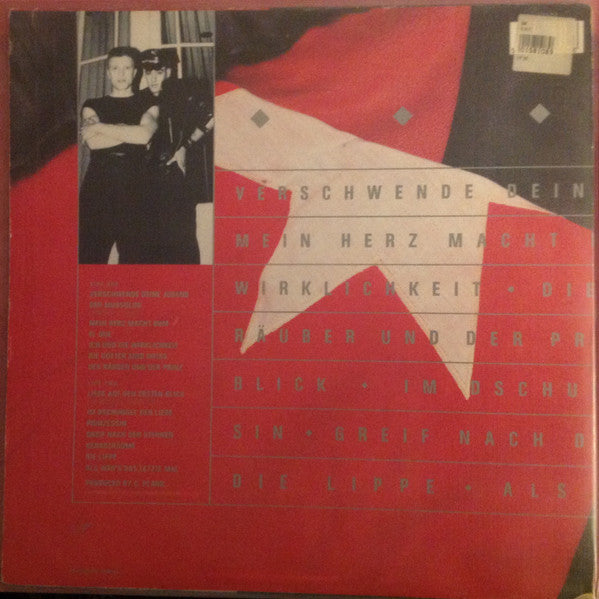 Image of Back Cover of LP - VG/VG - DEUTSCH AMERIKANISCHE FREUNDSCHAFT, D.A.F. (Virgin; V2533, UK 1988), ,  - 2516362C