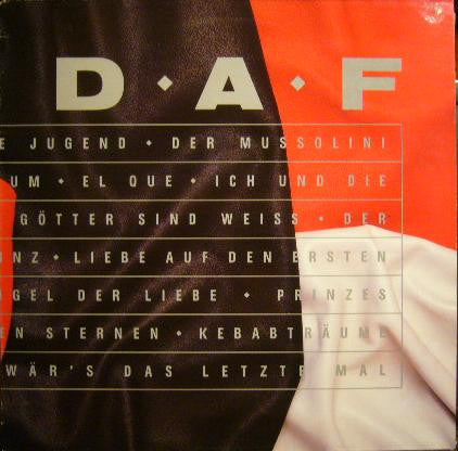 Image of Front Cover of LP - VG/VG - DEUTSCH AMERIKANISCHE FREUNDSCHAFT, D.A.F. (Virgin; V2533, UK 1988), ,  - 2516362C