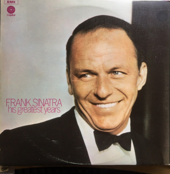 Image of Front Cover of 4315421C: 3xLP - FRANK SINATRA, His Greatest Years (Capitol Records Red Labels; SRSSP1/3, UK 1970s Reissue, Textured Tri-Fold Sleeve)   VG/EX