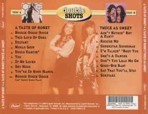 Image of Back Cover of 4355199S: CD - A TASTE OF HONEY, A Taste Of Honey / Twice As Sweet (Capitol Records; 72435-24643-2-6, US 2000)   VG+/VG+