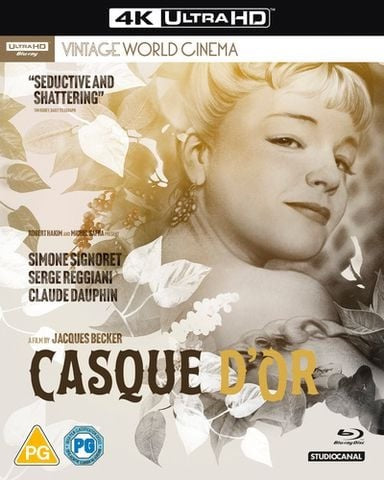 Image of Front Cover of 2xBlu-Ray - M/M - JACQUES BECKER, SIMONE SIGNORET, Casque d'Or (Studio Canal; OPTU4498, UK 2021, Slipcase, 4K Ultra HD Blu ray + Standard Blu ray), Sealed,  - 4335232E