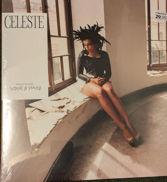 Image of Front Cover of 4615134C: LP - CELESTE, Woman Of Faces (Polydor; 7596021, Europe 2025, Indies Exclusive Limited Edition Gold Vinyl, Alternative Artwork)   NEW/NEW