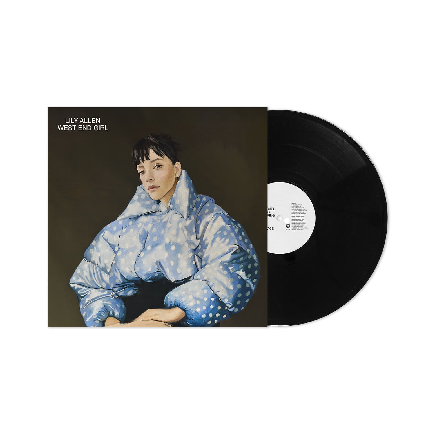 Image of Back Cover of 944508C: LP - LILY ALLEN, West End Girl (BMG; 964193551, Europe 2025, Gatefold, Insert, Black Vinyl)   NEW/NEW
