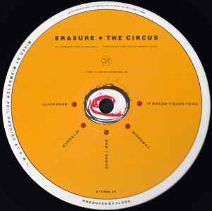 Image of Label Cover of LP - EX/VG+ - ERASURE, The Circus (Mute; STUMM 35, UK 1987, Die Cut Sleeve, Inner, No pressing plant in matrix), ,  - 2626105E