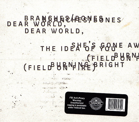 Image of Back Cover of CD - VG+/VG+ - NINE INCH NAILS, Not The Actual Events (The Null Corporation; B0026565-02, US 2017, Digipak, Booklet), ,  - 2636128E
