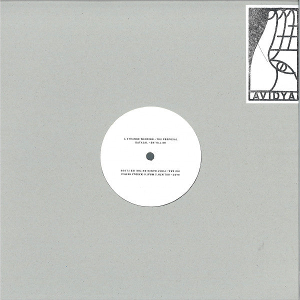 Image of Front Cover of 12" EP - VG+/VG+ - VARIOUS, EP#1 (Avidya; AVI001, UK 2022, Company Sleeve, Black Inner, Sticker), , A1 A Strange Wedding   The ProposalA2 Datasal   En Till EnB1 84PC   Goliath's Wrath (Khidja Remix)B2 Iro Aka   First Dance On The Ice Floor - 4425005E