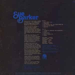 Image of Back Cover of LP - G+/VG - SUE BARKER, Sue Barker (Hot Casa Records ; HC 48, France 2017 Reissue, Picture Sleeve), large seam split top edge. one or two faint marks - minor,  - 2646291S