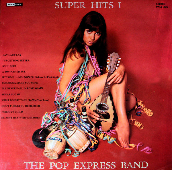 Image of Front Cover of LP - VG/VG - POP EXPRESS BAND, Super Hits 1 (Polymax; PXLB 300, Scandinavia 1971, Laminated Front Sleeve), ,  - 4445096S
