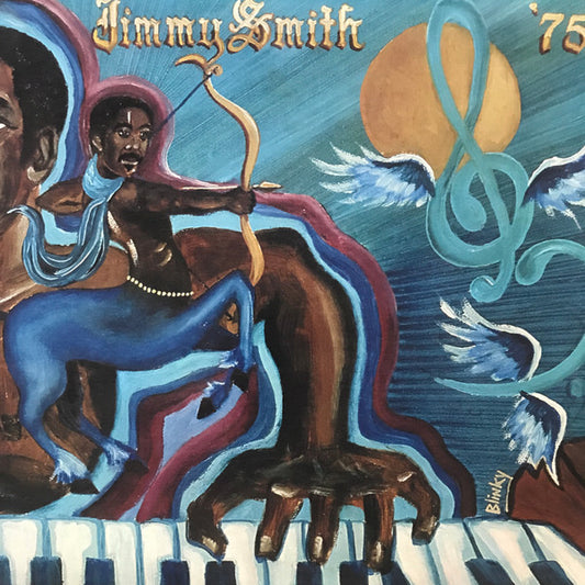 Image of Front Cover of LP - VG+/VG+ - JIMMY SMITH, '75 (Mojo Records; MJ-12829, US Reissue), ,  - 4425079E