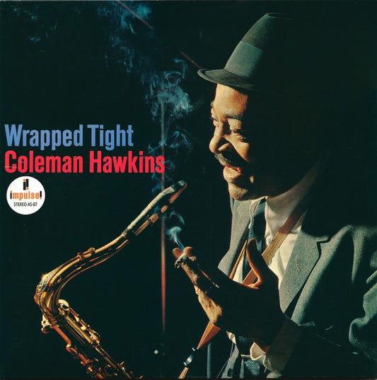 Image of Front Cover of LP - VG/G+ - COLEMAN HAWKINS, Wrapped Tight (Impulse!; AS-87, Russia 2022 Reissue, Gatefold), Some marks on A1 which cause a light click. Sleeve is a strong VG.,  - 4415188C