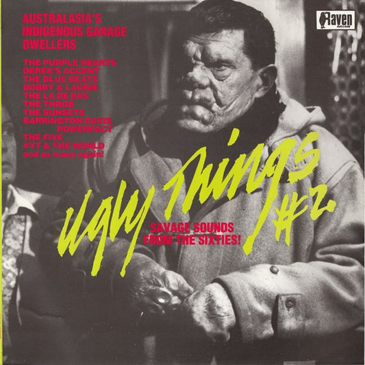 Image of Front Cover of 4415215C: LP - VARIOUS, Ugly Things #2 (Raven Records; RVLP-13, Australia 1983, Black Vinyl)   VG/VG+