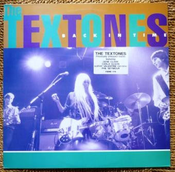 Image of Front Cover of LP - VG/VG - THE TEXTONES, Back In Time (Demon Records; FIEND 179, UK & Europe 1990, Stickered Picture Sleeve), Strong VG,  - 4415157C