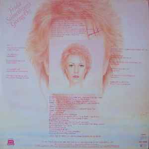 Image of Back Cover of 4415218C: LP - FRIDA, Something's Going On (Epic; EPC 85966, UK 1982, Gold Promo Stamped Sleeve, Inner, Anni-Frid Lyngstad Of ABBA)   VG+/VG+