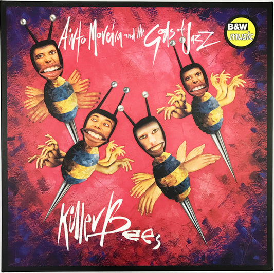 Image of Front Cover of 4445109S: LP - AIRTO MOREIRA AND THE GODS OF JAZZ, Killer Bees (B&W Music; BW 041, UK 1993, Box Set, 8 Art Sheets, Missing 1 Art Sheet, 180 Gram Vinyl)   VG/VG+